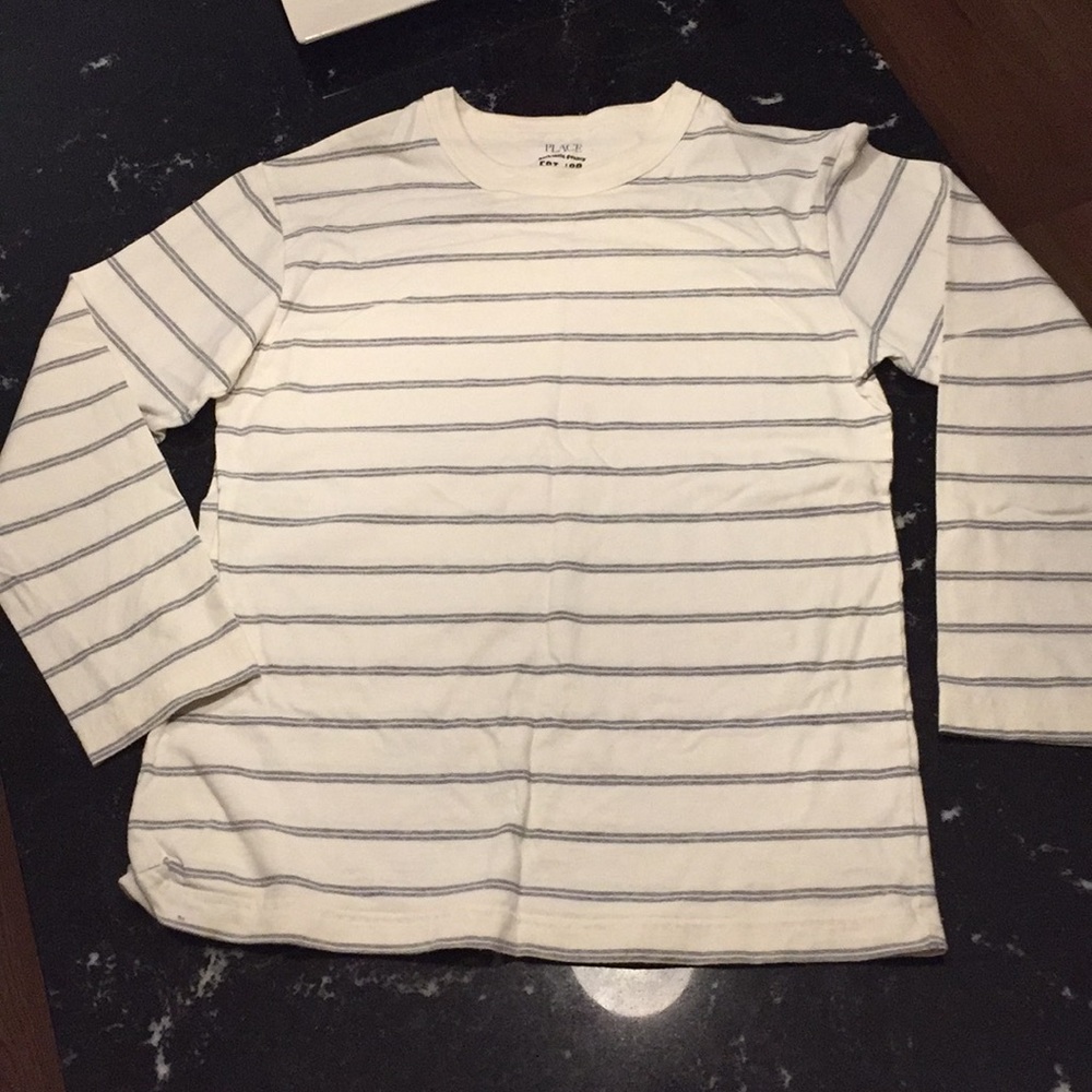 Striped long sleeve tee